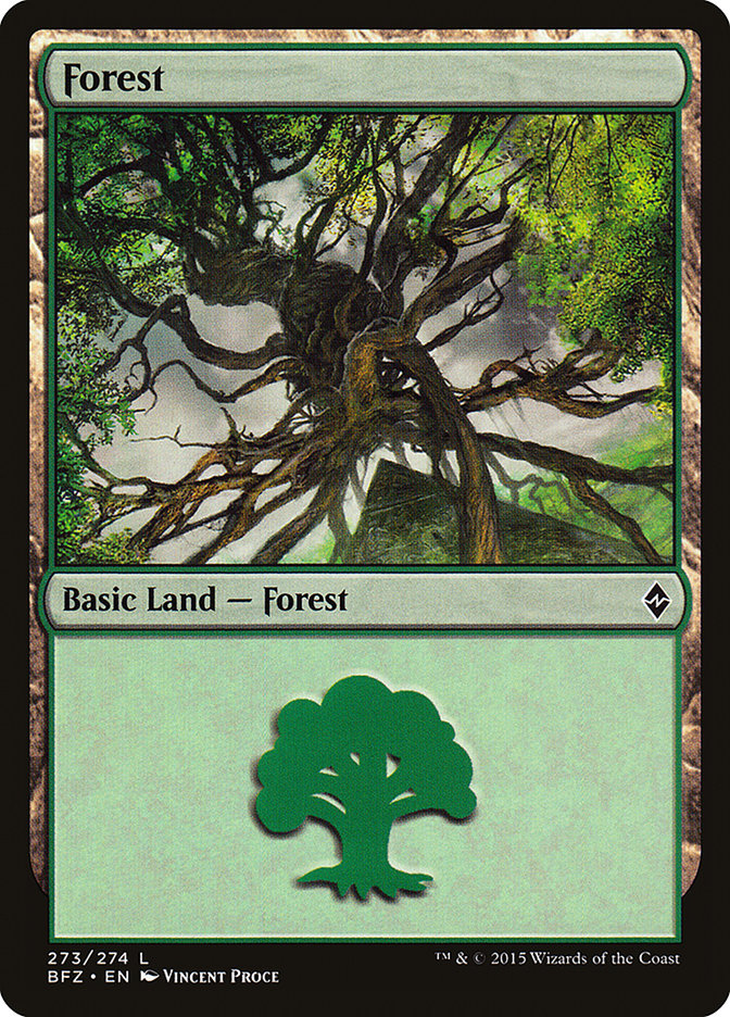Forest (273) [Battle for Zendikar] | The CG Realm