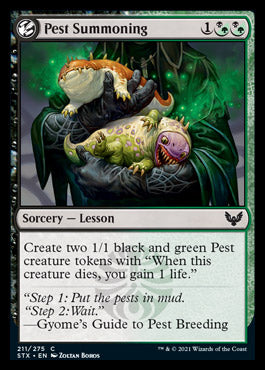 Pest Summoning [Strixhaven: School of Mages] | The CG Realm