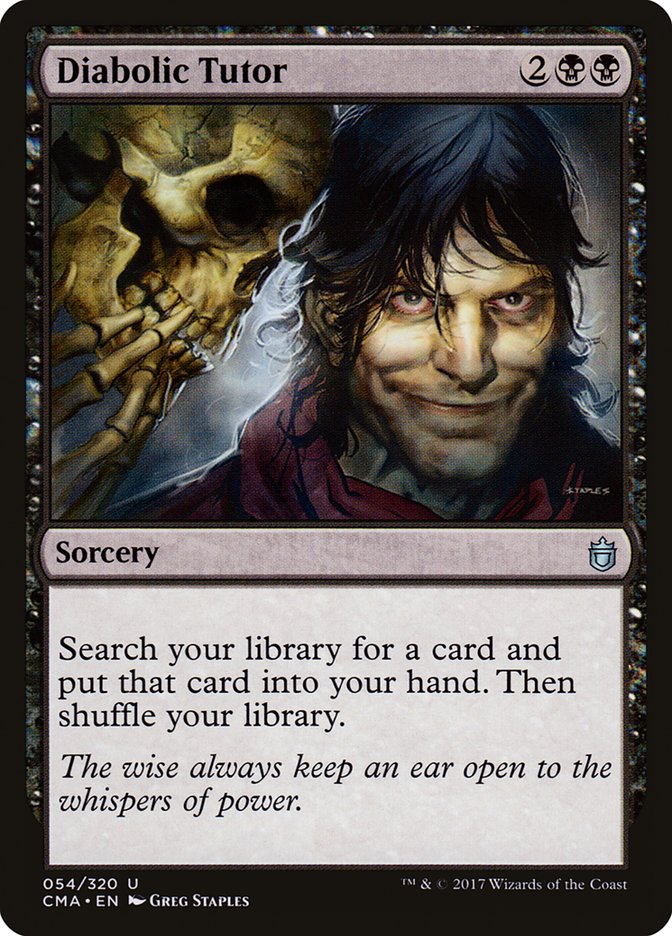 Diabolic Tutor [Commander Anthology] | The CG Realm