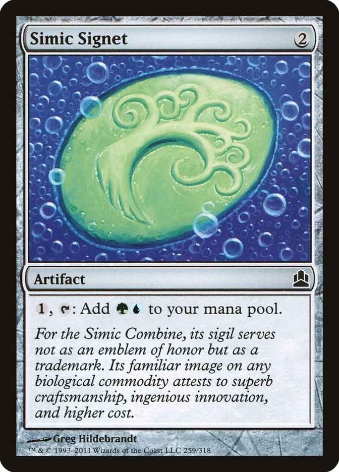 Simic Signet [Commander 2011] | The CG Realm