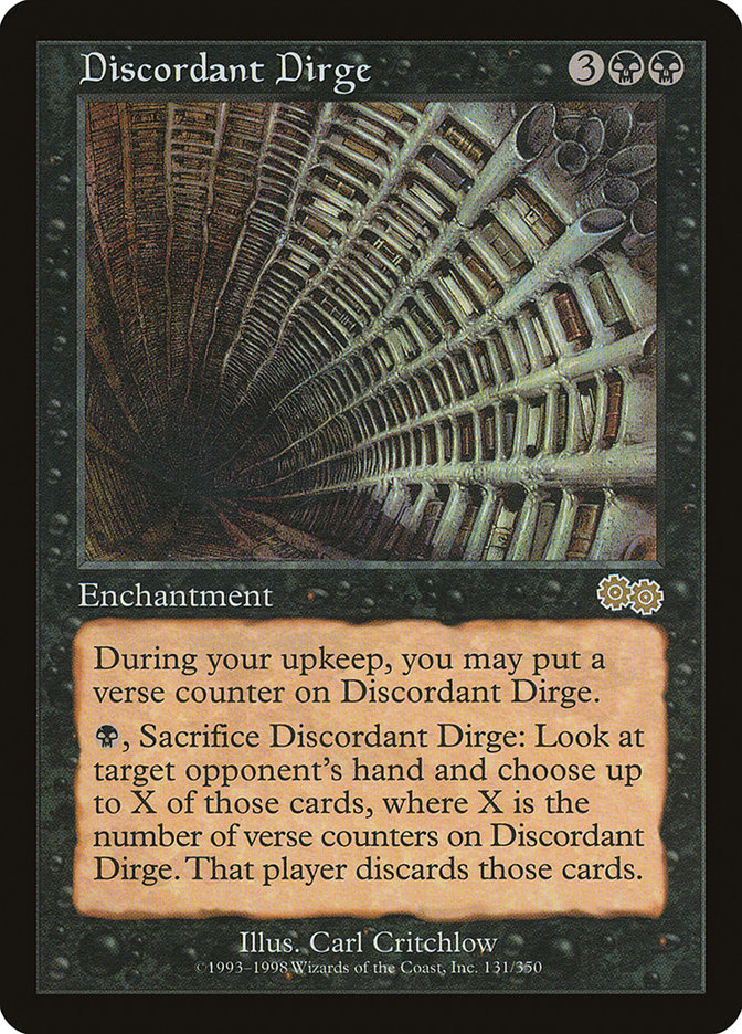 Discordant Dirge [Urza's Saga] | The CG Realm