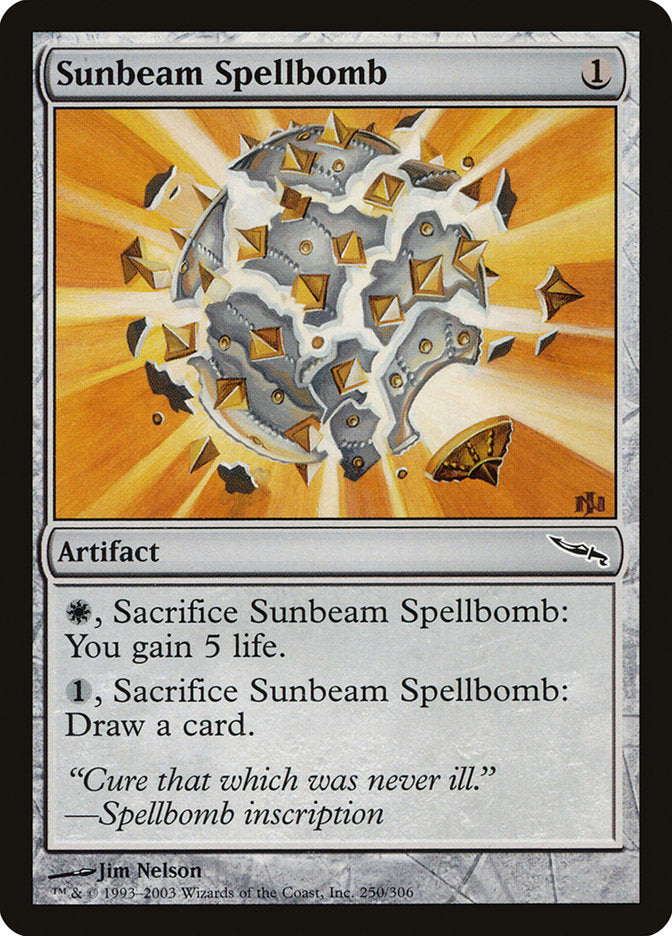 Sunbeam Spellbomb [Mirrodin] | The CG Realm