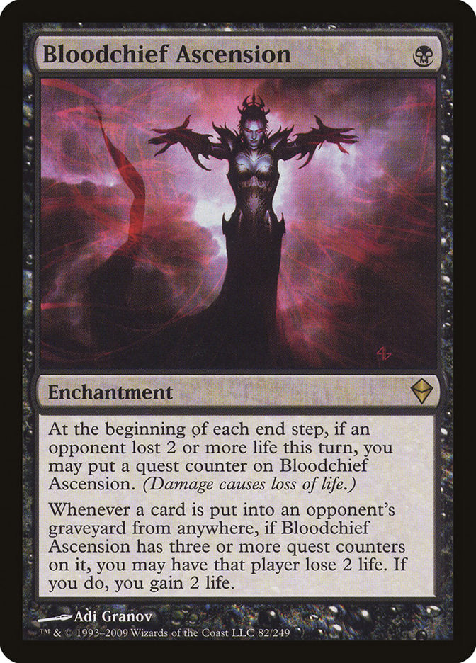 Bloodchief Ascension [Zendikar] | The CG Realm