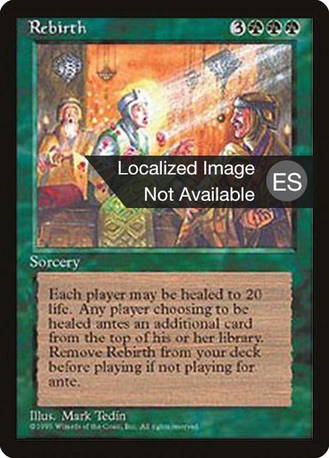 Rebirth [Fourth Edition (Foreign Black Border)] | The CG Realm