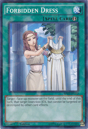 Forbidden Dress [BP03-EN180] Shatterfoil Rare | The CG Realm