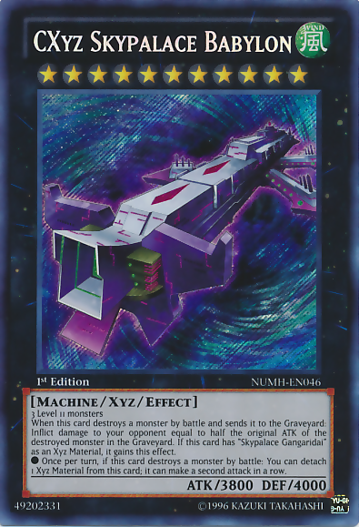 CXyz Skypalace Babylon [NUMH-EN046] Secret Rare | The CG Realm