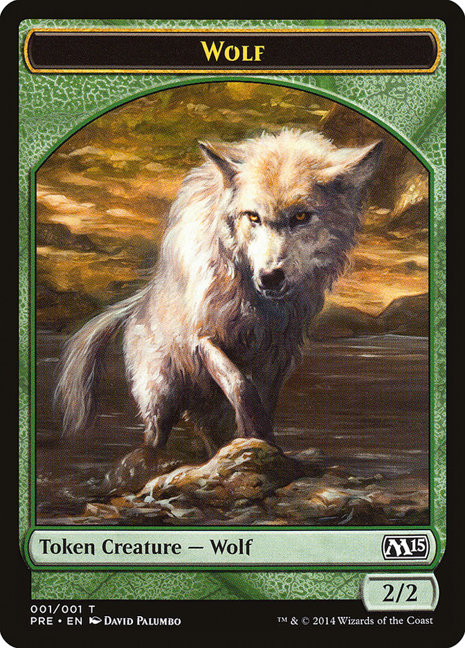 Wolf Token [Magic 2015 Prerelease Promos] | The CG Realm