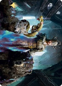 Kolvori, God of Kinship Art Card (Gold-Stamped Signature) [Kaldheim Art Series] | The CG Realm