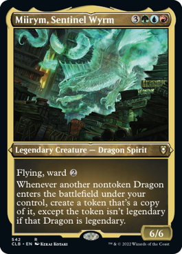 Miirym, Sentinel Wyrm (Foil Etched) [Commander Legends: Battle for Baldur's Gate] | The CG Realm