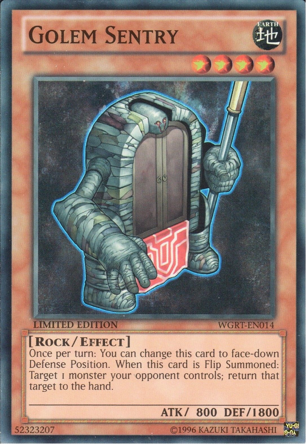 Golem Sentry [WGRT-EN014] Super Rare | The CG Realm