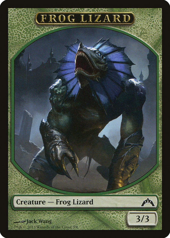 Frog Lizard Token [Gatecrash Tokens] | The CG Realm