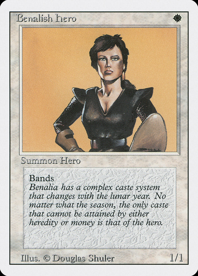 Benalish Hero [Revised Edition] | The CG Realm