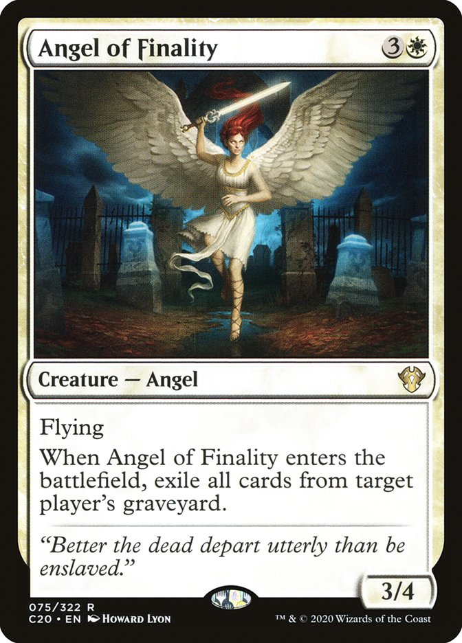 Angel of Finality [Commander 2020] | The CG Realm