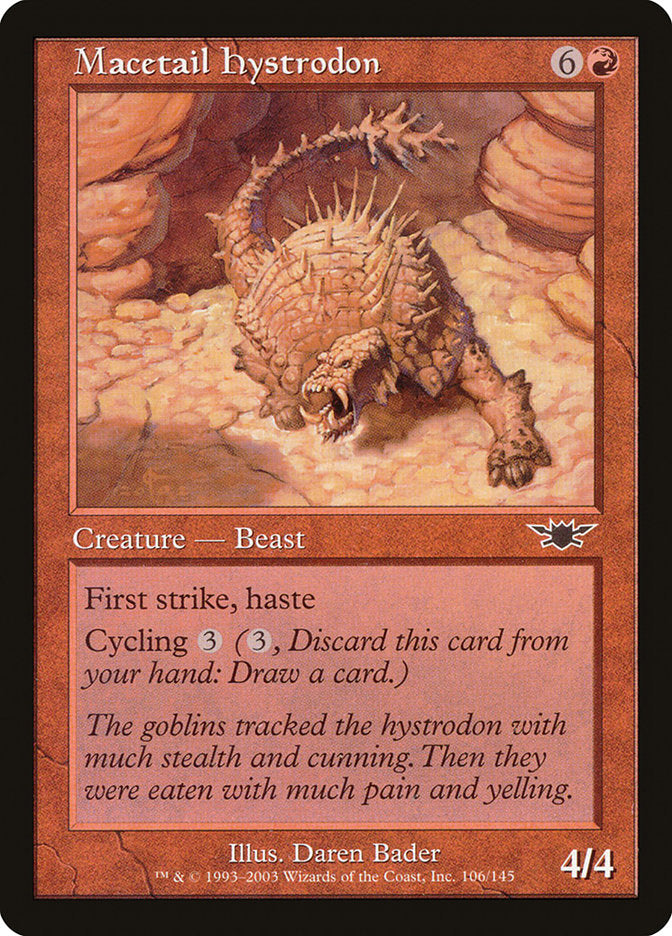Macetail Hystrodon [Legions] | The CG Realm