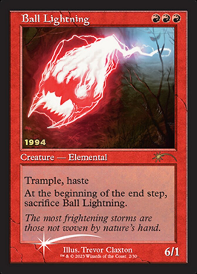 Ball Lightning [30th Anniversary Promos] | The CG Realm