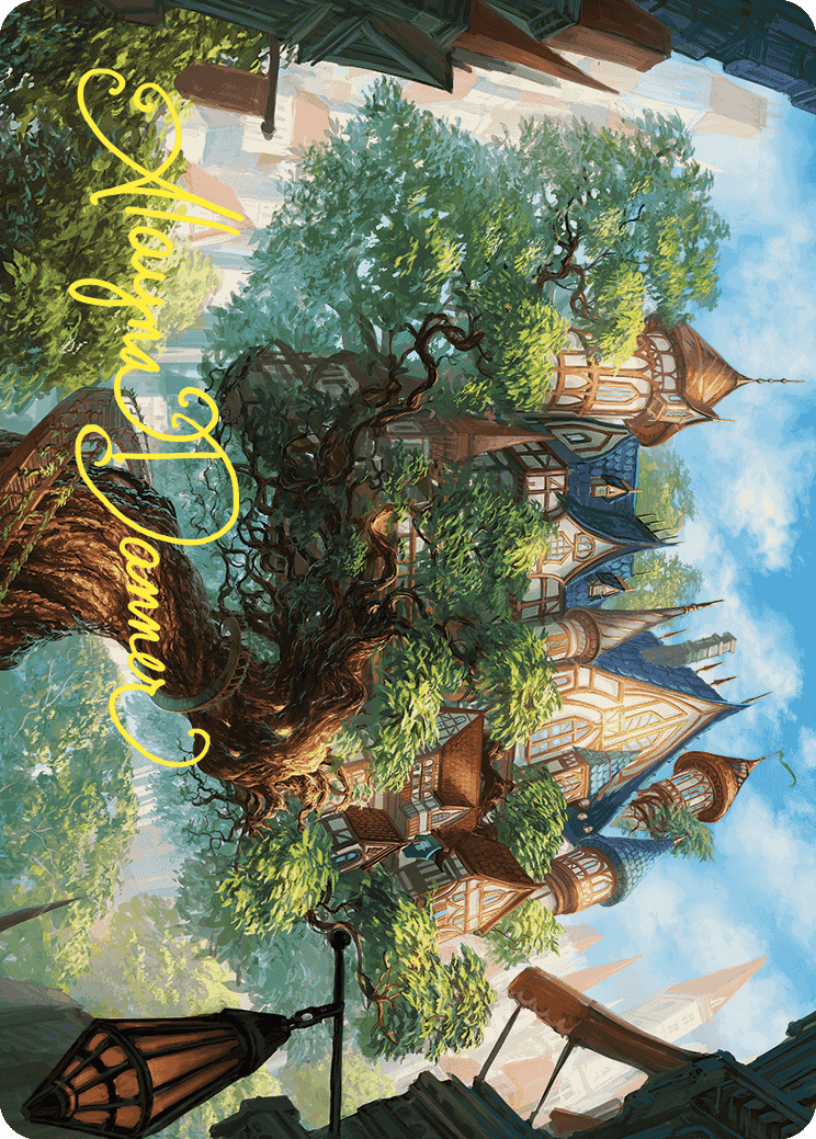 Edgewall Inn Art Card (Gold-Stamped Signature) [Wilds of Eldraine Art Series] | The CG Realm