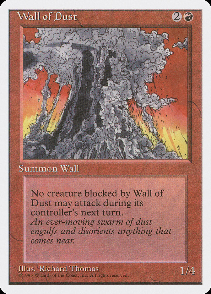Wall of Dust [Fourth Edition] | The CG Realm