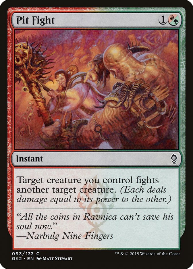 Pit Fight [Ravnica Allegiance Guild Kit] | The CG Realm