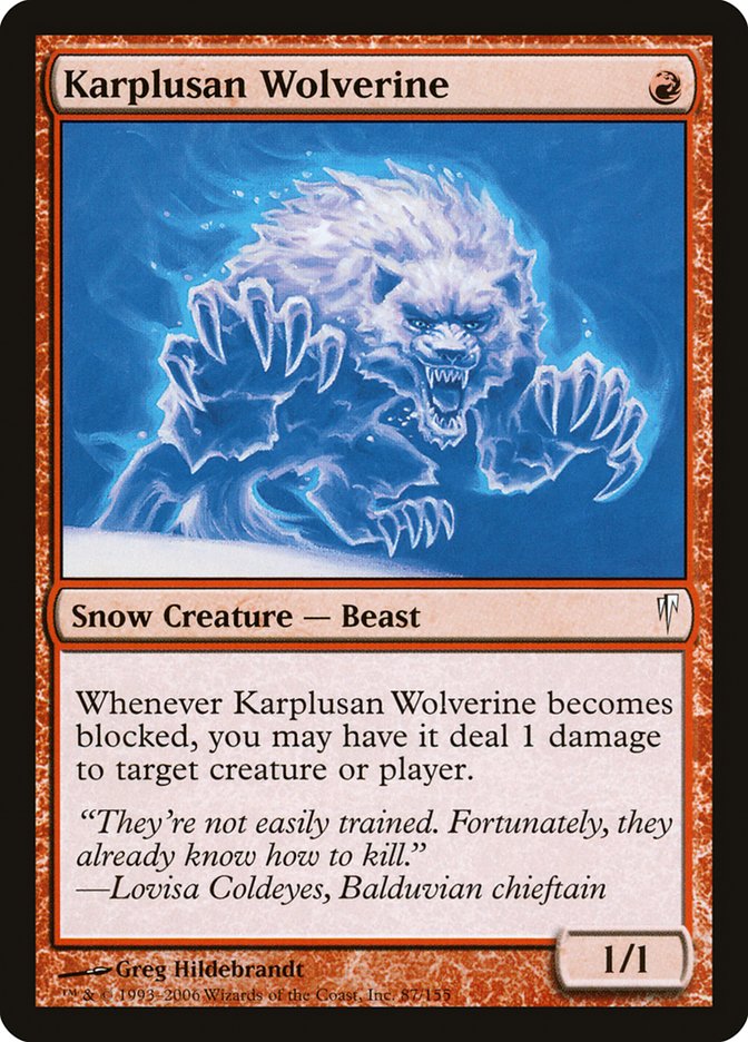 Karplusan Wolverine [Coldsnap] | The CG Realm