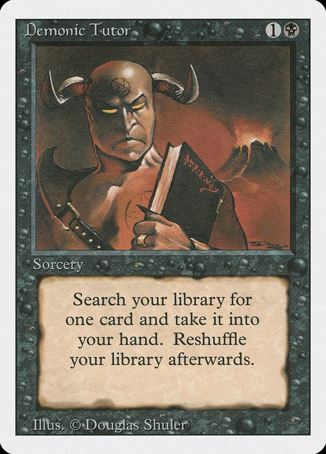 Demonic Tutor [Revised Edition] | The CG Realm