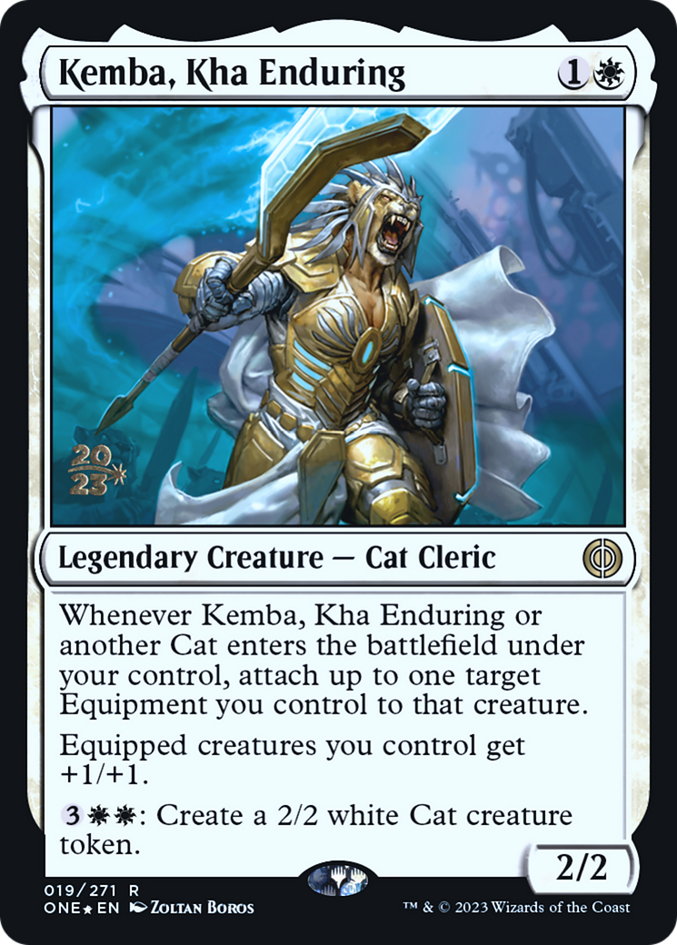 Kemba, Kha Enduring [Phyrexia: All Will Be One Prerelease Promos] | The CG Realm