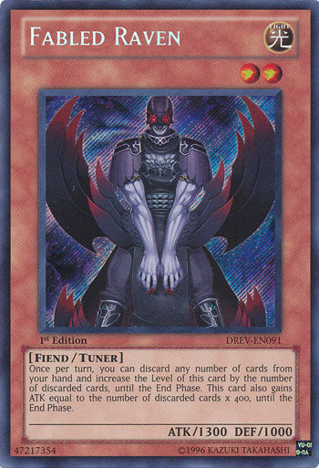 Fabled Raven [DREV-EN091] Secret Rare | The CG Realm