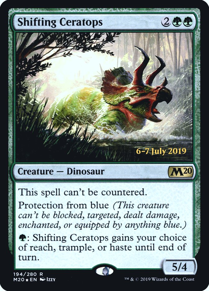 Shifting Ceratops [Core Set 2020 Prerelease Promos] | The CG Realm