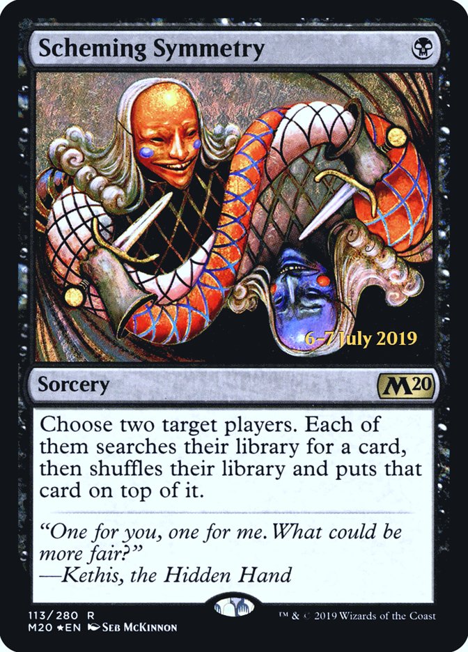 Scheming Symmetry [Core Set 2020 Prerelease Promos] | The CG Realm