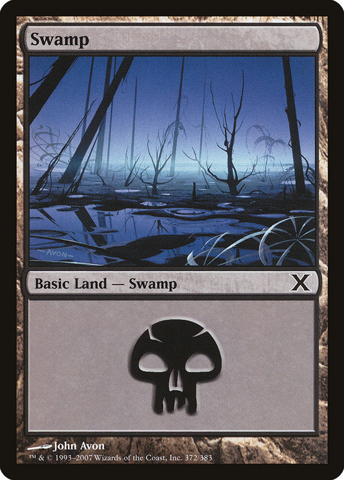 Swamp (372) [Tenth Edition] | The CG Realm