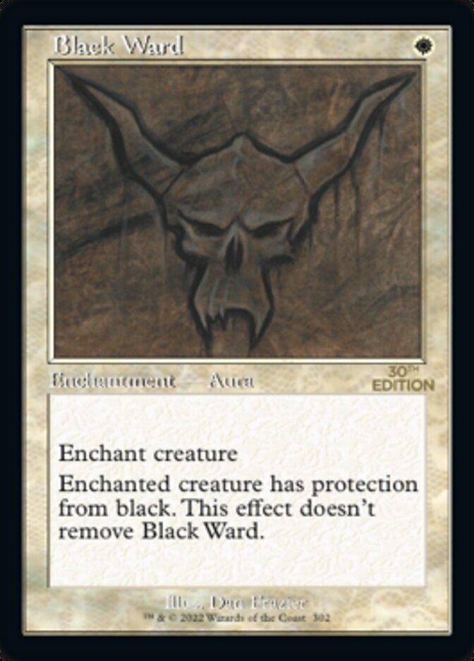 Black Ward (Retro) [30th Anniversary Edition] | The CG Realm