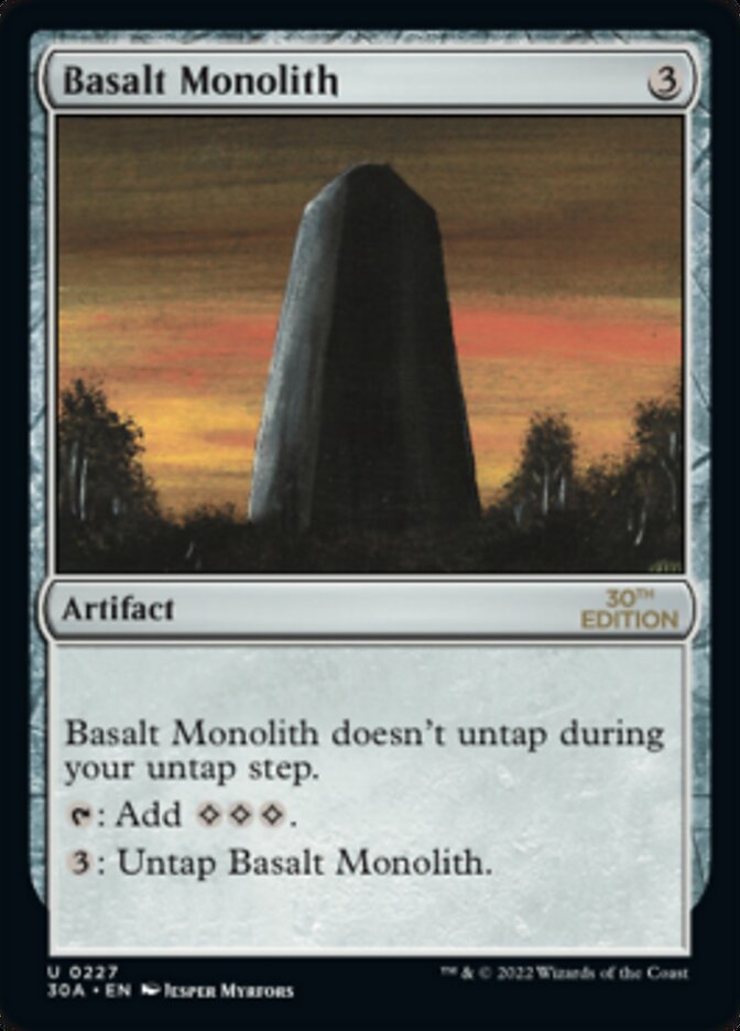 Basalt Monolith [30th Anniversary Edition] | The CG Realm
