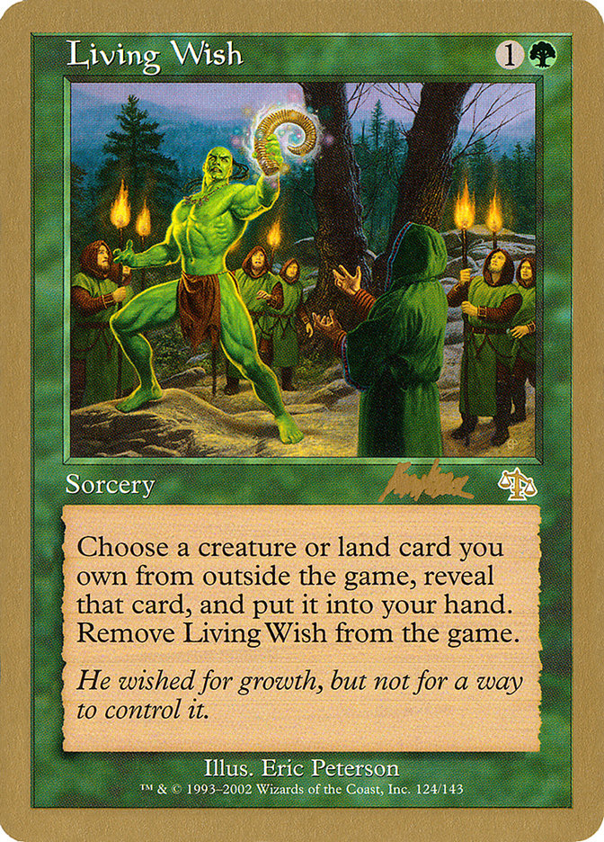 Living Wish (Brian Kibler) [World Championship Decks 2002] | The CG Realm