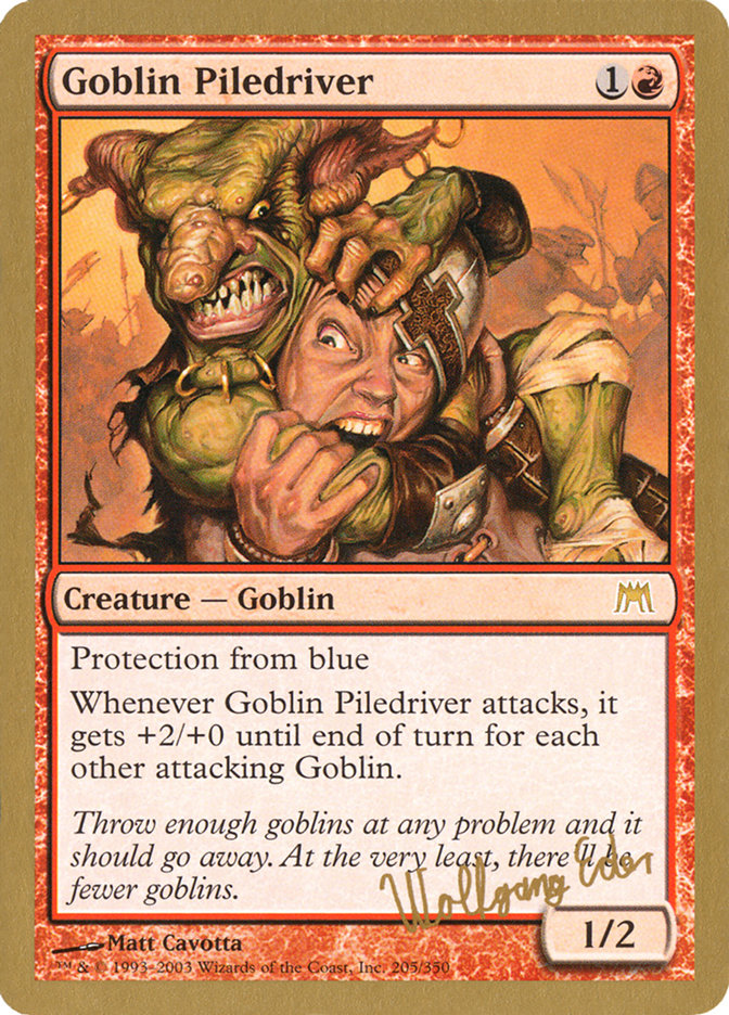Goblin Piledriver (Wolfgang Eder) [World Championship Decks 2003] | The CG Realm