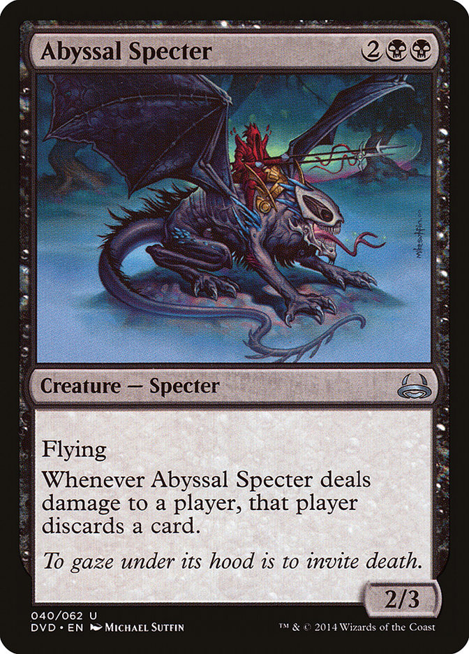 Abyssal Specter (Divine vs. Demonic) [Duel Decks Anthology] | The CG Realm