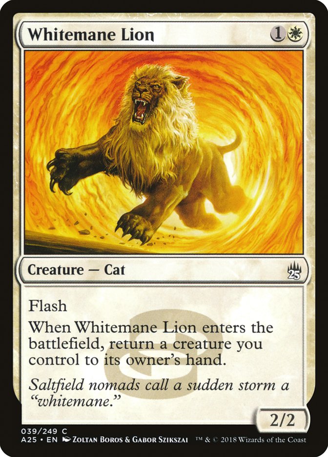 Whitemane Lion [Masters 25] | The CG Realm