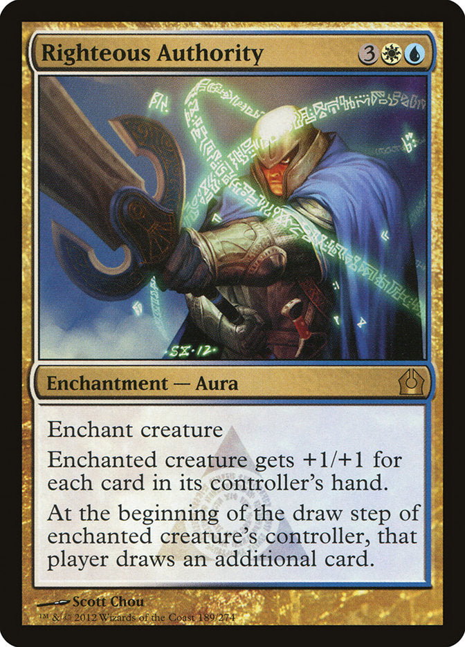 Righteous Authority [Return to Ravnica] | The CG Realm
