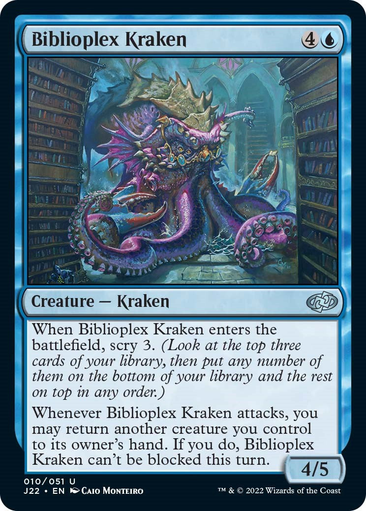 Biblioplex Kraken [Jumpstart 2022] | The CG Realm