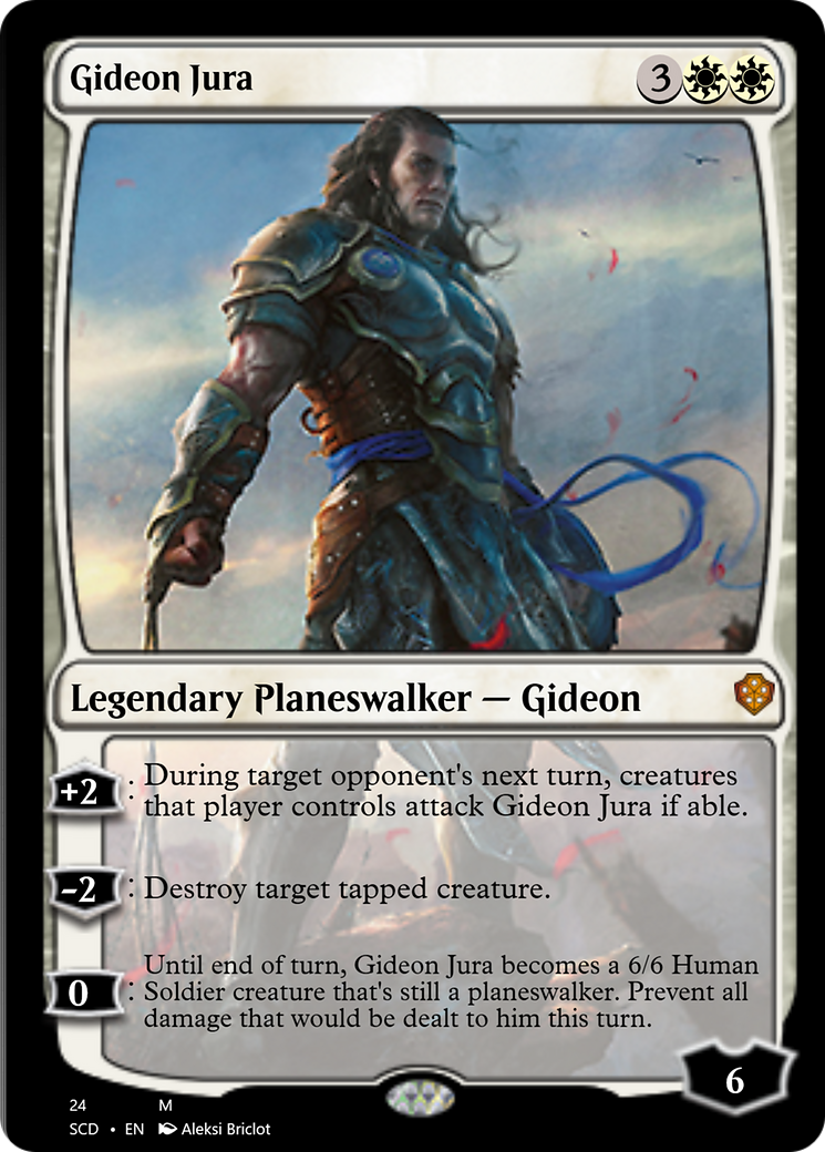 Gideon Jura [Starter Commander Decks] | The CG Realm