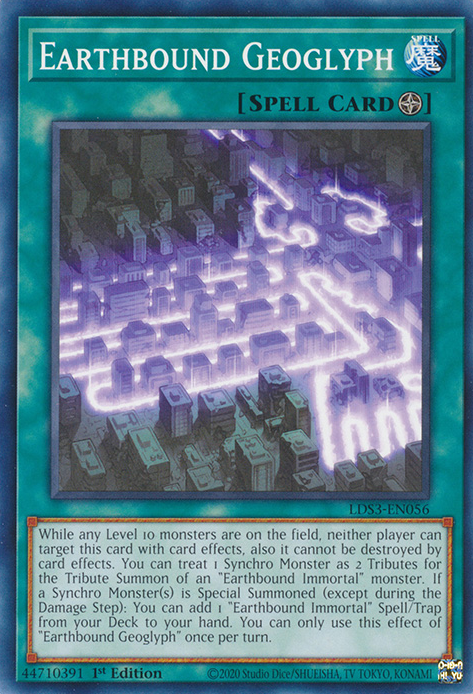 Earthbound Geoglyph [LDS3-EN056] Common | The CG Realm