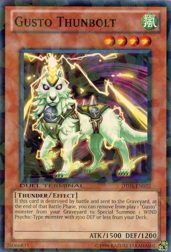 Gusto Thunbolt [DT05-EN072] Common | The CG Realm