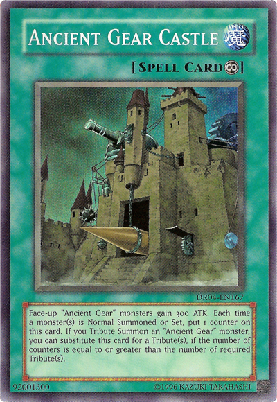 Ancient Gear Castle [DR04-EN167] Super Rare | The CG Realm