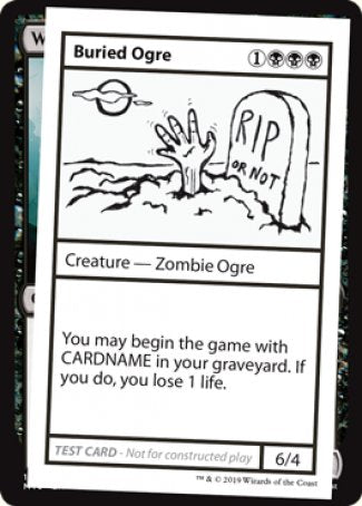 Buried Ogre (2021 Edition) [Mystery Booster Playtest Cards] | The CG Realm