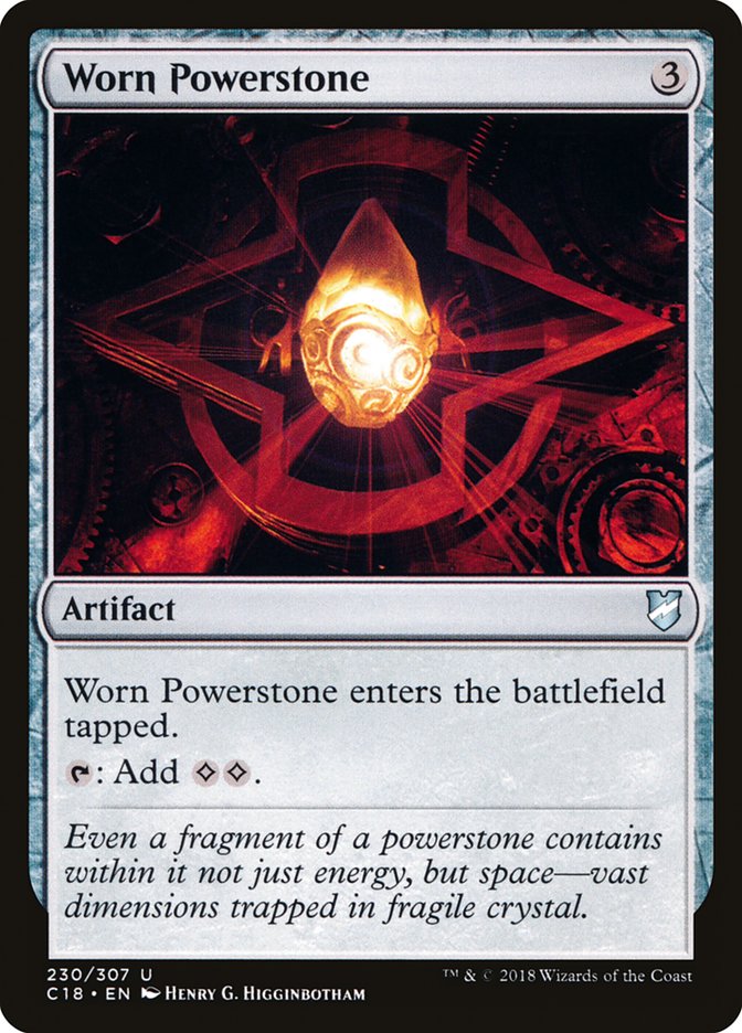 Worn Powerstone [Commander 2018] | The CG Realm