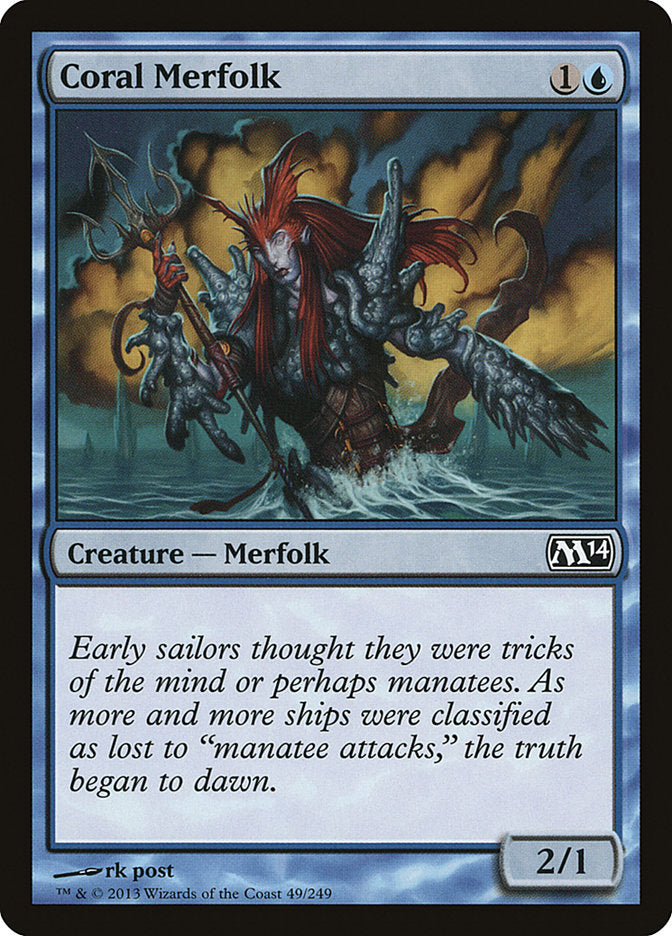 Coral Merfolk [Magic 2014] | The CG Realm