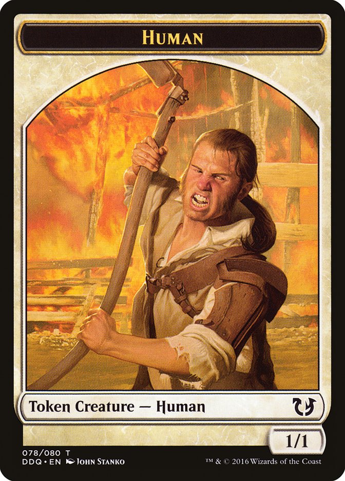 Human Token [Duel Decks: Blessed vs. Cursed] | The CG Realm
