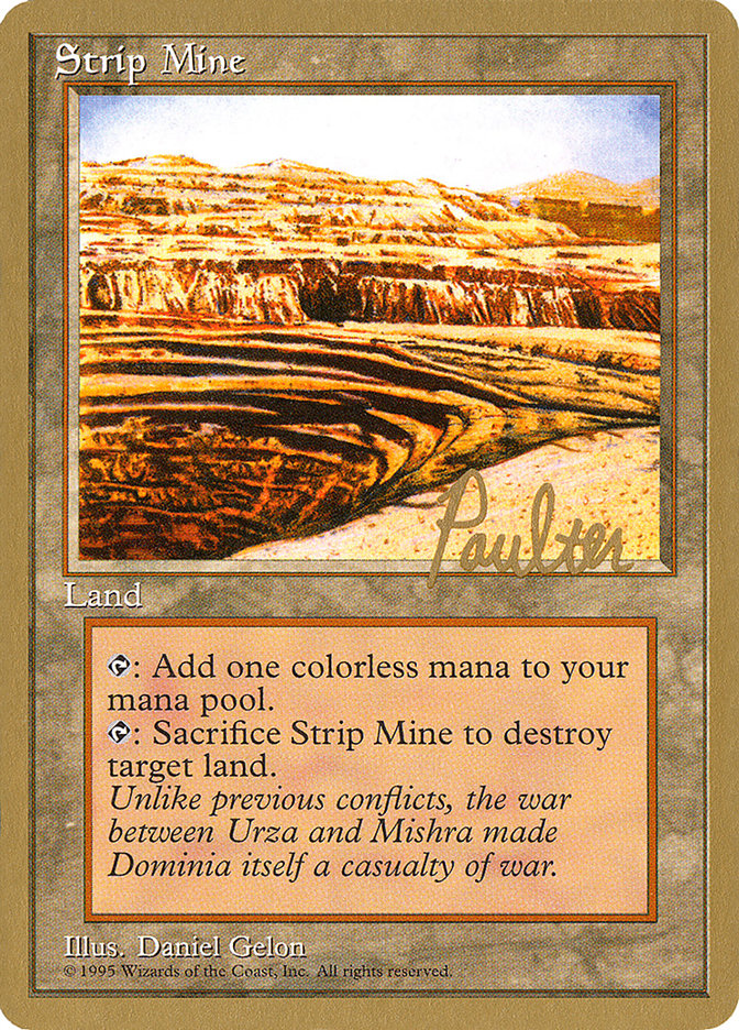 Strip Mine (Preston Poulter) [Pro Tour Collector Set] | The CG Realm