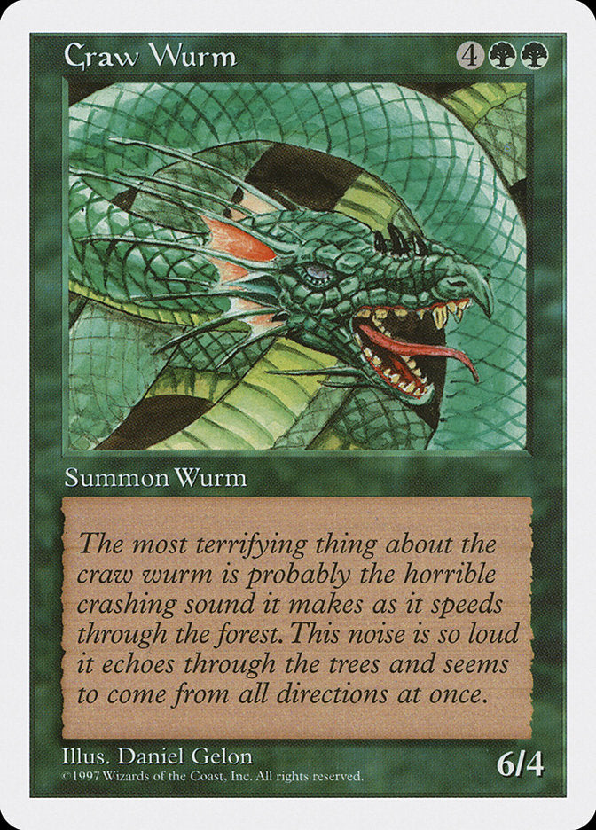 Craw Wurm [Fifth Edition] | The CG Realm