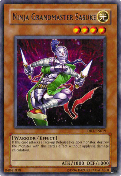 Ninja Grandmaster Sasuke [DR3-EN019] Rare | The CG Realm