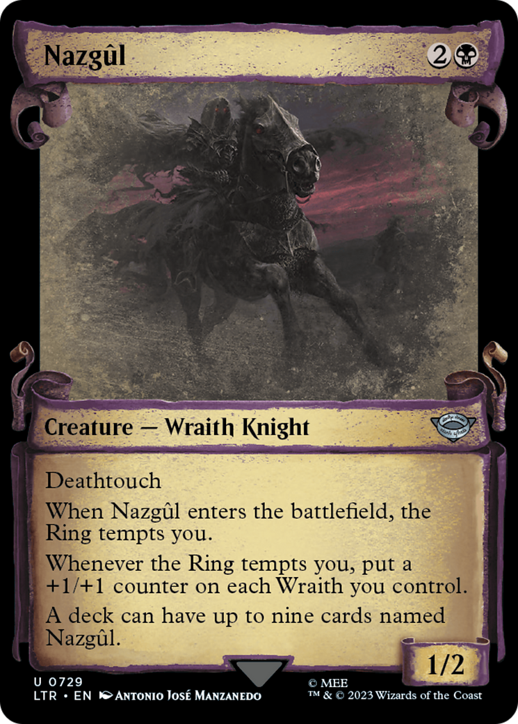 Nazgul (0729) [The Lord of the Rings: Tales of Middle-Earth Showcase Scrolls] | The CG Realm