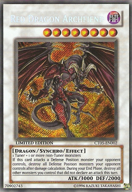 Red Dragon Archfiend [CT05-EN002] Secret Rare | The CG Realm